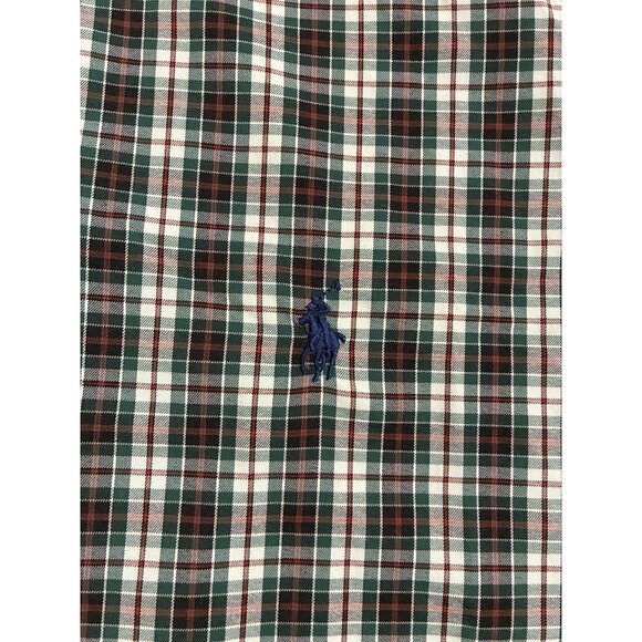 Ralph Lauren Performance Button Down Shirt 2XLT Blue Green Red Plaid Lightweight - Picture 2 of 10
